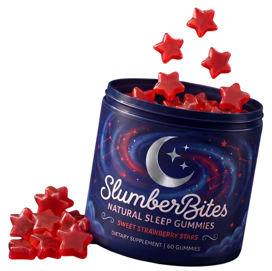 SlumberBites Strawberry Star Gummies